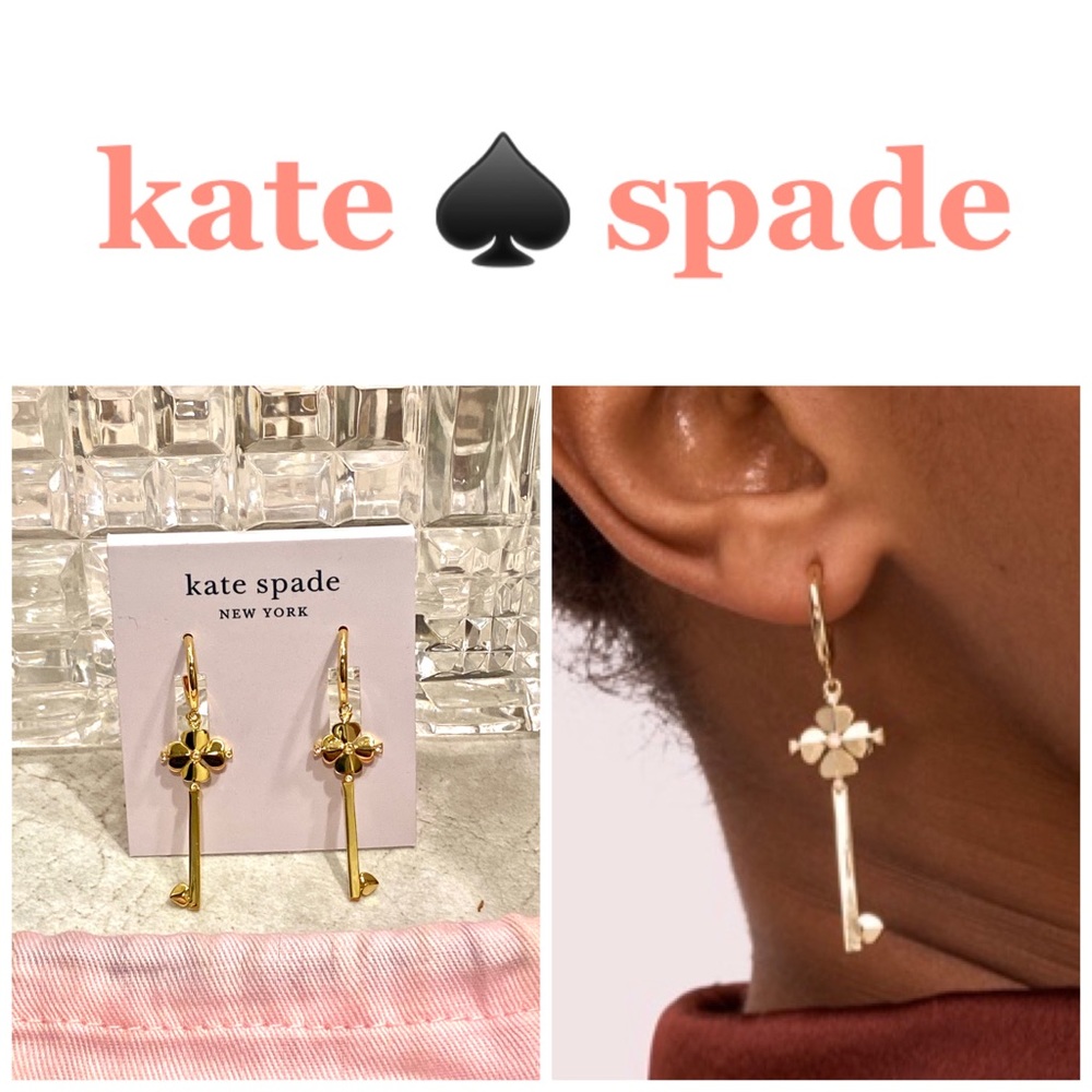 kate ♠️ spade legacy logo drop earrings